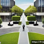 직업상담사와 산업심리학 - **Image Prompt: The Dynamic Career Crossroads**
    A vibrant, high-angle wide shot of a diverse gro...